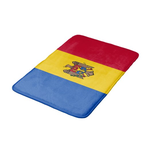 Tapis De Bain Drapeau de Moldova (Angle)
