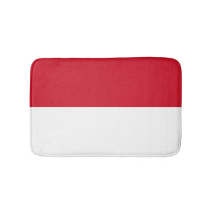 Tapis De Bain Drapeau de Monaco