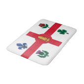 Tapis De Bain Drapeau de Montréal (Québec) (Angle)