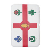 Tapis De Bain Drapeau de Montréal (Québec) (Devant (Vertical))