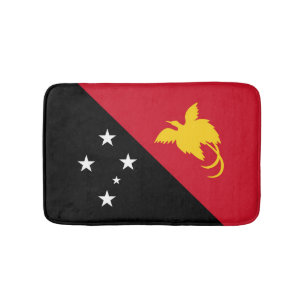 Tapis De Bain Drapeau de Papouasie-Nouvelle-Guinée