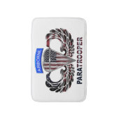 Tapis De Bain Drapeau de parachutiste américain conçu sur mesure (Devant (Vertical))