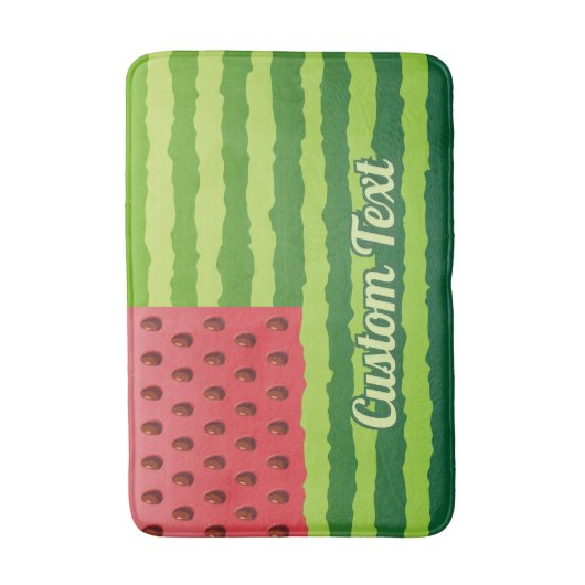 Tapis De Bain Drapeau de pastèque (Devant (Vertical))