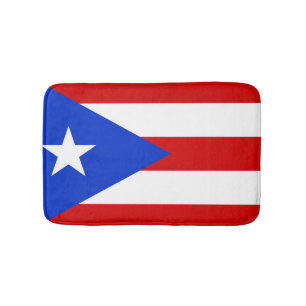 Tapis De Bain Drapeau de Porto Rico