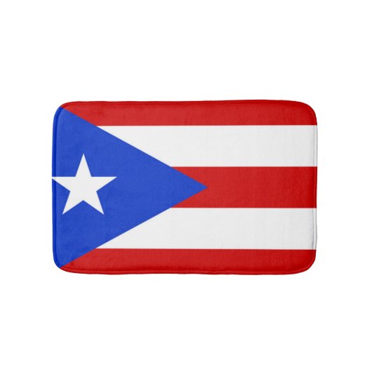 Tapis De Bain Drapeau de Porto Rico (Devant)
