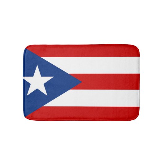 Tapis De Bain Drapeau de Porto Rico (Devant)