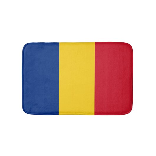 Tapis De Bain Drapeau de Roumanie (Devant)