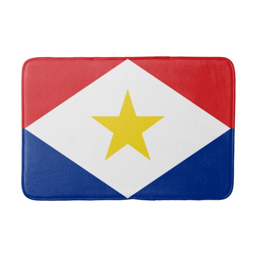 Tapis De Bain Drapeau de Saba (Devant)