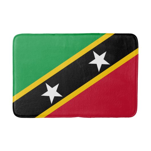 Tapis De Bain Drapeau de Saint-Kitts-et-Nevis (Devant)
