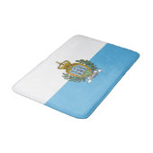 Tapis De Bain Drapeau de Saint-Marin (Angle)