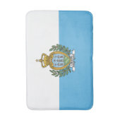 Tapis De Bain Drapeau de Saint-Marin (Devant (Vertical))
