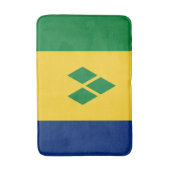 Tapis De Bain Drapeau de Saint-Vincent (Devant (Vertical))