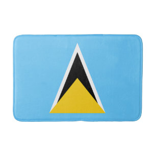 Tapis De Bain Drapeau de Sainte-Lucie