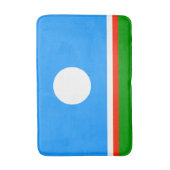 Tapis De Bain Drapeau de Sakha (Devant (Vertical))