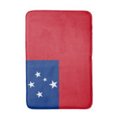 Tapis De Bain Drapeau de Samoa (Devant (Vertical))