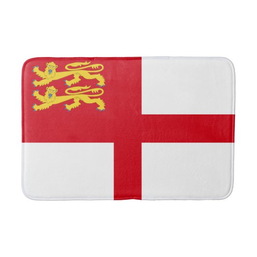 Tapis De Bain Drapeau de Sercq (Devant)