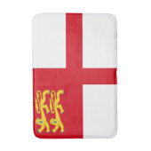 Tapis De Bain Drapeau de Sercq (Devant (Vertical))