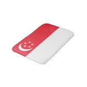 Tapis De Bain Drapeau de Singapour (Angle)