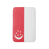 Tapis De Bain Drapeau de Singapour (Devant (Vertical))