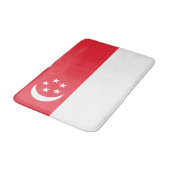 Tapis De Bain Drapeau de Singapour (Angle)