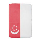 Tapis De Bain Drapeau de Singapour (Devant (Vertical))