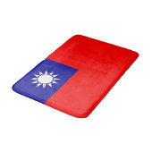 Tapis De Bain Drapeau de Taïwan (Angle)