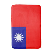 Tapis De Bain Drapeau de Taïwan (Devant (Vertical))