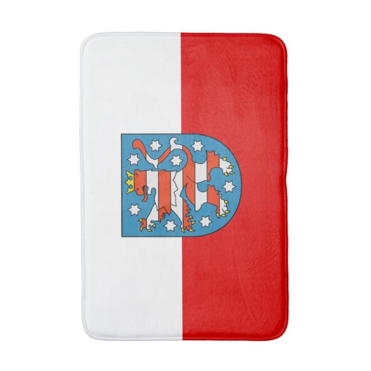 Tapis De Bain Drapeau de Thuringe de salle de bain Mat (Devant (Vertical))