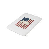 Tapis De Bain Drapeau d'éléphant patriotique Conception de vecte (Angle)