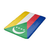 Tapis De Bain Drapeau des Comores (Angle)