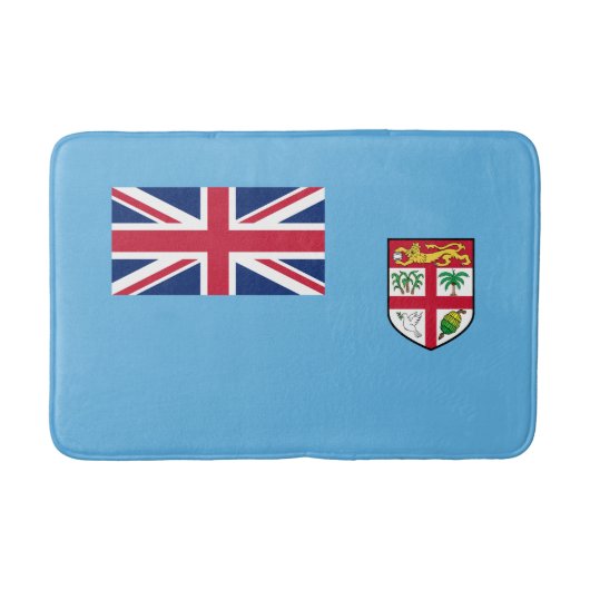 Tapis De Bain Drapeau des Fidji (Devant)