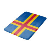 Tapis De Bain Drapeau des îles Åland patriotiques (Angle)