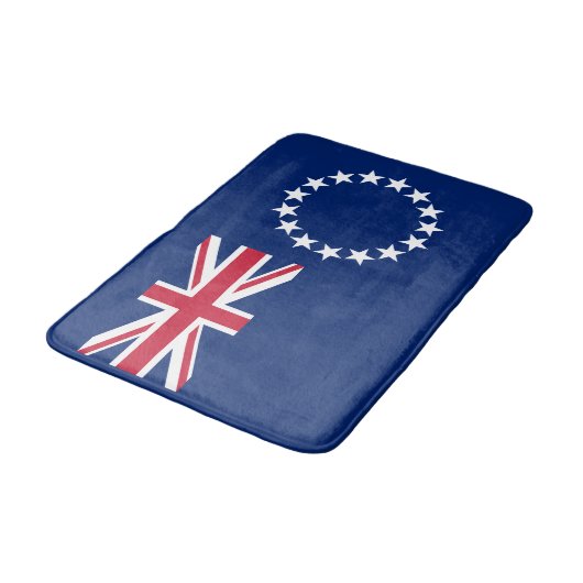 Tapis De Bain Drapeau des Îles Cook (Angle)