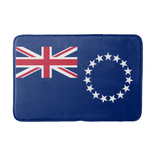 Tapis De Bain Drapeau des îles Cook