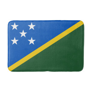 Tapis De Bain Drapeau des Îles Salomon