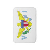 Tapis De Bain Drapeau des îles Vierges américaines (Devant (Vertical))