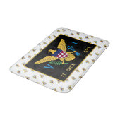 Tapis De Bain Drapeau des îles Vierges américaines Ste Croix USV (Angle)