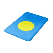 Tapis De Bain Drapeau des Palaos (Angle)