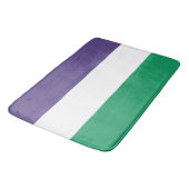 Tapis De Bain Drapeau des suffragettes (Angle)