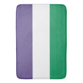 Tapis De Bain Drapeau des suffragettes (devant Vertical)