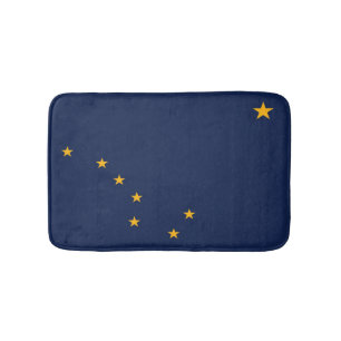 Tapis De Bain Drapeau d'État de l'Alaska, États-Unis