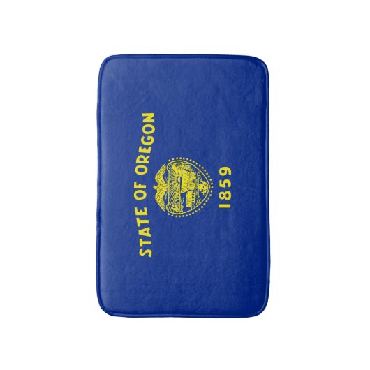 Tapis De Bain Drapeau d'État de l'Oregon (Devant (Vertical))