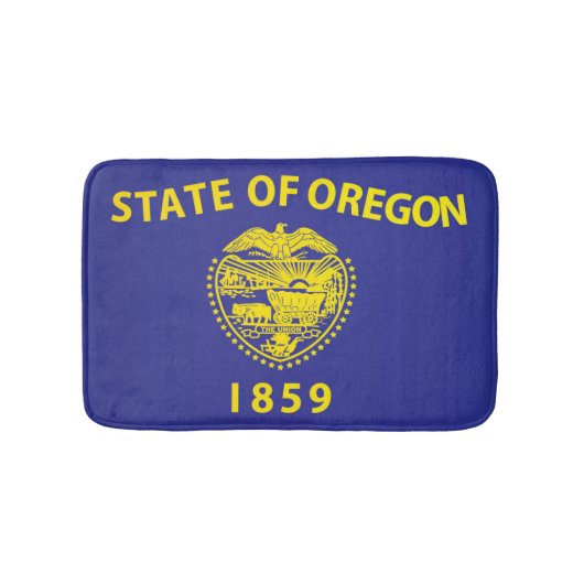 Tapis De Bain Drapeau d'État de l'Oregon, États-Unis (Devant)