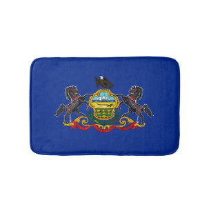 Tapis De Bain Drapeau d'État de Pennsylvanie