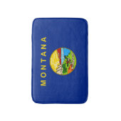 Tapis De Bain Drapeau d'État du Montana (Devant (Vertical))