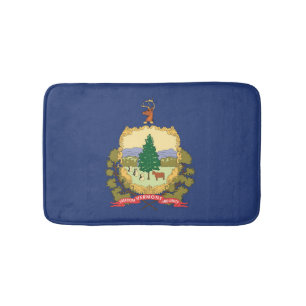 Tapis De Bain Drapeau d'État du Vermont (États-Unis)