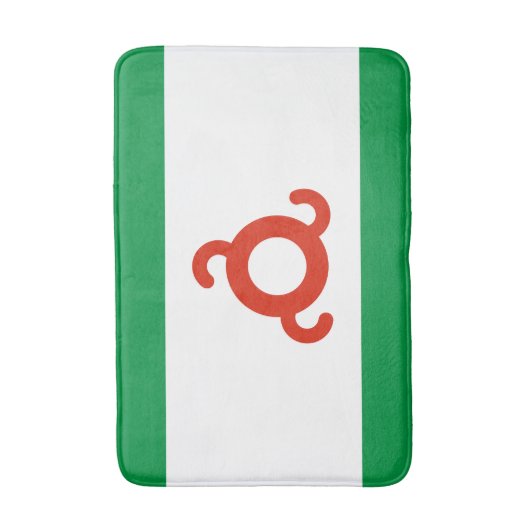 Tapis De Bain Drapeau d'Ingouchie (Devant (Vertical))