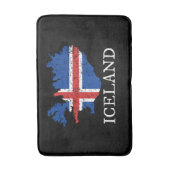 Tapis De Bain Drapeau d'Islande (Devant (Vertical))