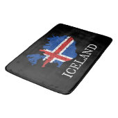 Tapis De Bain Drapeau d'Islande (Angle)