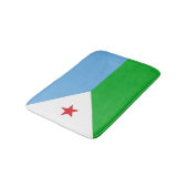 Tapis De Bain Drapeau Djibouti (Angle)